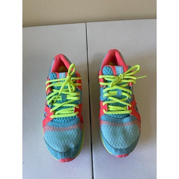 Reebok Sublite Duo Teal Pink Neon Flow Trainers Running V60454 Women's 6.5 EU 37 - Picture 3 of 16